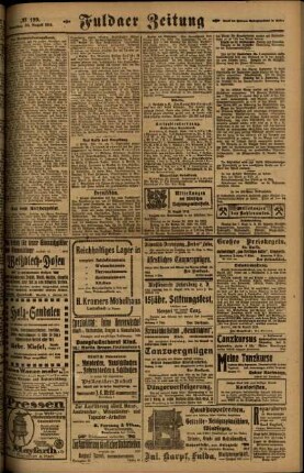 Zweite Ausgabe vom Samstag, den 30. August 1919.