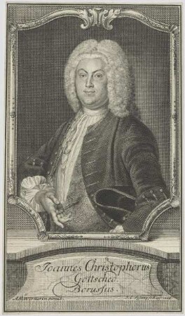 Bildnis des Joannes Christophorus Gottsched