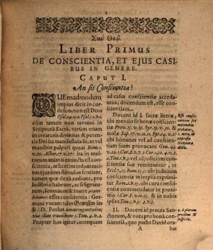 Tractatus Luculentus, Posthumus, Toti Reipublicae Christianae Utilissimus, De Materia rarissime antehac enucleata, Casibus nimirum Conscientiae