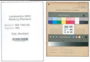 Entnazifizierung Bernhard Kotz , geb. 07.11.1887 (Landwirt)
