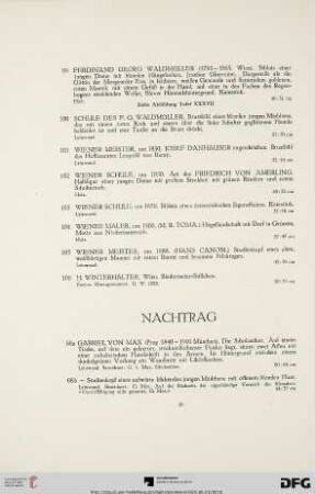 Nachtrag (Nr. 68a-68b)