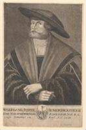 Wolfgang Pömer senior (= Wolff II.), Stadtgerichtsassessor; geb. 1498; gest. 14. September 1558