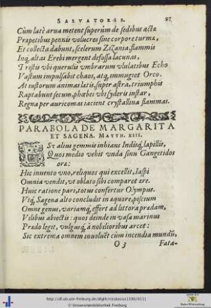 Parabola de margarita