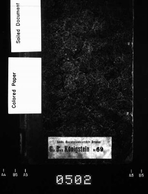 Gerichtshandelsbuch von Raum (bei Bad Gottleuba)