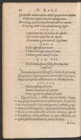 Cap. XII. De secunda specie syllogismi simplicis explicati.