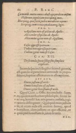 Cap. XII. De secunda specie syllogismi simplicis explicati.