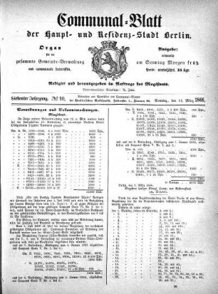1866,10: No. 10, 11. März 1866