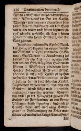 466-476, Inzwischen trachteten Se kayserl. Majest. das ...