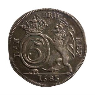Münze, 4 Mark, 1683