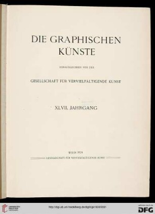 47: Die Graphischen Künste
