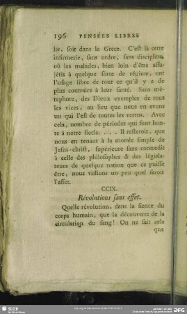 CCIX. Révolutions sans effet