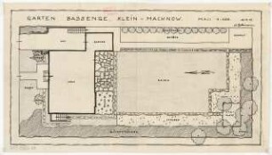 Garten Bassenge, Kleinmachnow: Grundriss 1:100