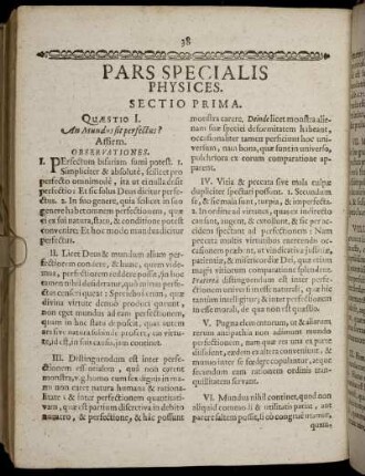 Pars Specialis Physices.