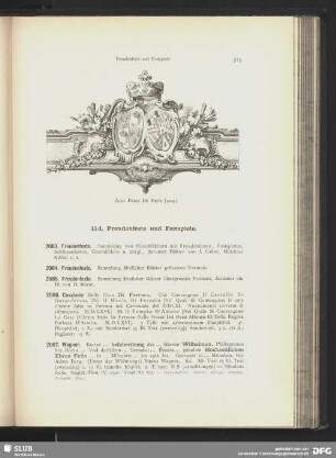 d. Freudenfeste und Festspiele