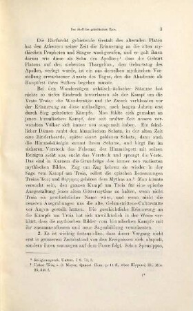 Der Stoff des griechischen Epos