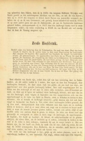 Zesde hoofdstuk. Banda's wijze van besturing door de Nederlanders. ...