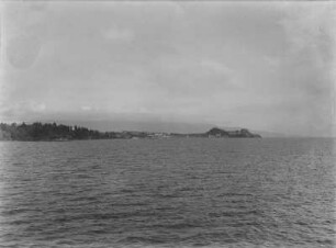 Die Stadt Korfu : Blick auf die Stadt Korfu mit alter Festung