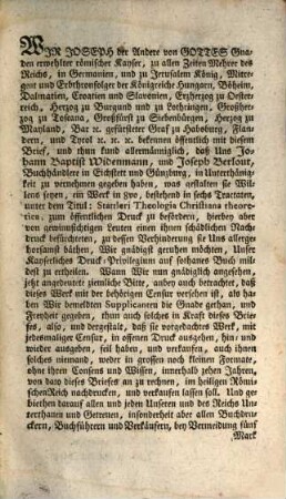 Theologia Christiana Theoretica, 4. De Gratia Dei