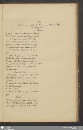 VII., Befahrung von Gesegnete Bergmanns Hoffnung Fdgr. bei Obergruna