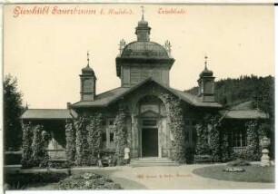 Gießhübl-Sauerbrunn bei Karlsbad. Trinkhalle