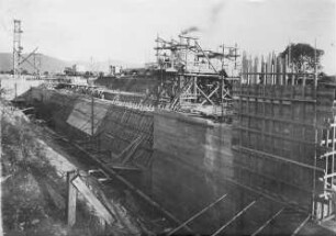 Baustelle Schleuse Schwabenheim
