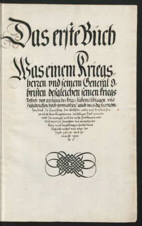Das erste Buch