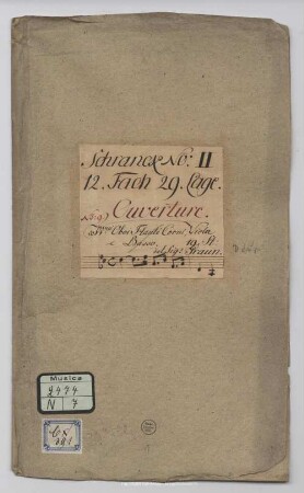 Symphonies - Mus.2474-N-7 : orch - D; GraunWV Av:XI:6