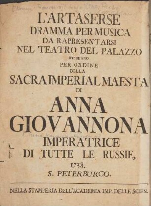 L'Artaserse