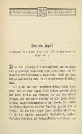 Vierzehntes Kapitel. Lieutnant von Saint-Paul und seine Beziehungen zu Scherenberg