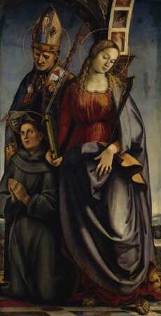 Die Hll. Augustinus, Katharina von Alexandrien und Anthonius von Padua