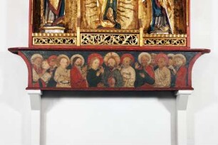 Zeller Retabel — Christus und die zwölf Apostel