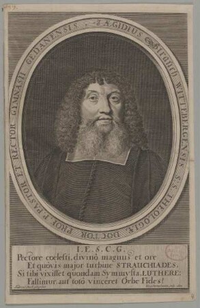Bildnis des Aegidius Strauch