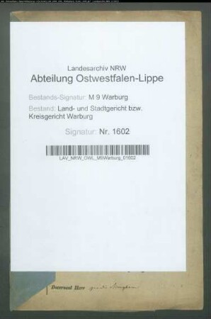 Erblasser: Nolte, Joseph: