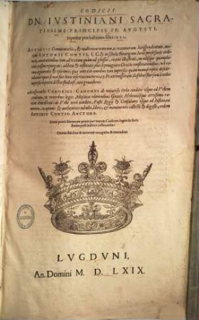 Codicis Dn. Iustiniani repetitae praelectionis libri XII