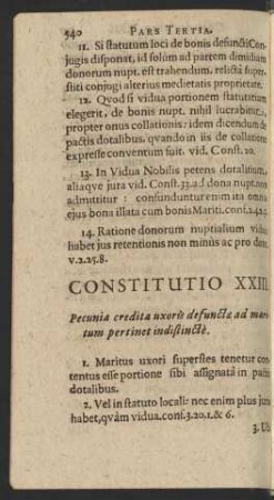 Constitutio XXIII.