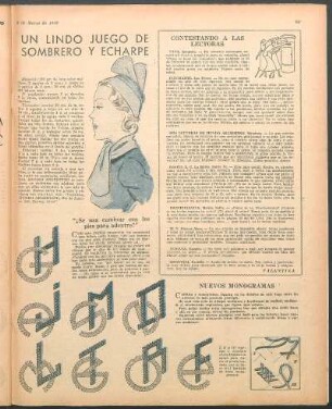 Nuevos monogramas [Dibujos]