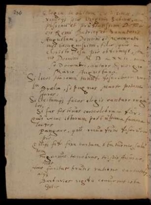 246-255, De obitu Sabinae Remae