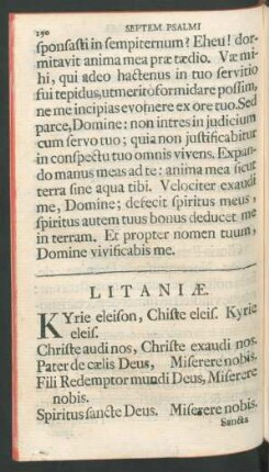 Litaniae.