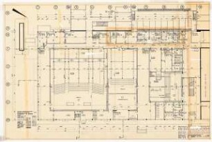 Physikalische Institute der Universität Köln: Hörsaal Grundriss UG, 1:100