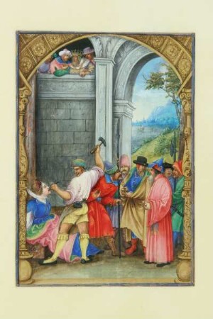 fol. 32: Apollonias Zahnmarter (Nikolaus Glockendon)