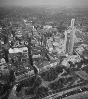Östliche Innenstadt von Leipzig : Blickrichtung Norden