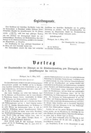 Hauptfinanzetat 1877-1879