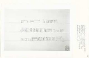 Frankfurt-Römerberg (Diplomarbeit bei Bernhard Hermkes): Ansichten 1:200