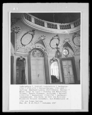 Residenzschloss Ludwigsburg — Neues Corps de logis — Gardesaal & Raum 145