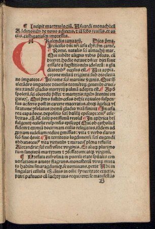 Kalendis ianuarii.