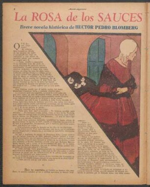 La rosa de los sauces : Breve novela histórica de Héctor Pedro Blomberg