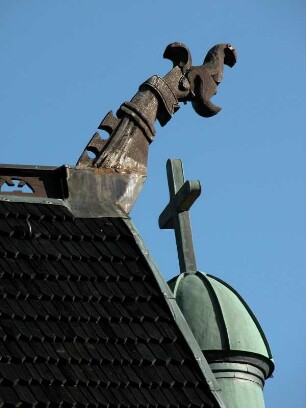 Holzkirche Wang beim Kuort Karpacz, 13. Jahrhundert, aus Norwegen im 19. Jh. hierher umgesetzt
