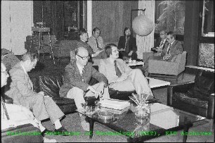 Pressegespräch im Gastdozentenhaus Heinrich-Hertz