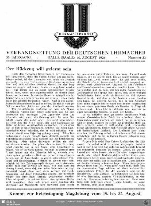 Der Rückzug will gelernt sein