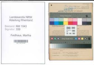 Entnazifizierung Martha Feldhaus , geb. 03.10.1905 (Stadtangestellte)